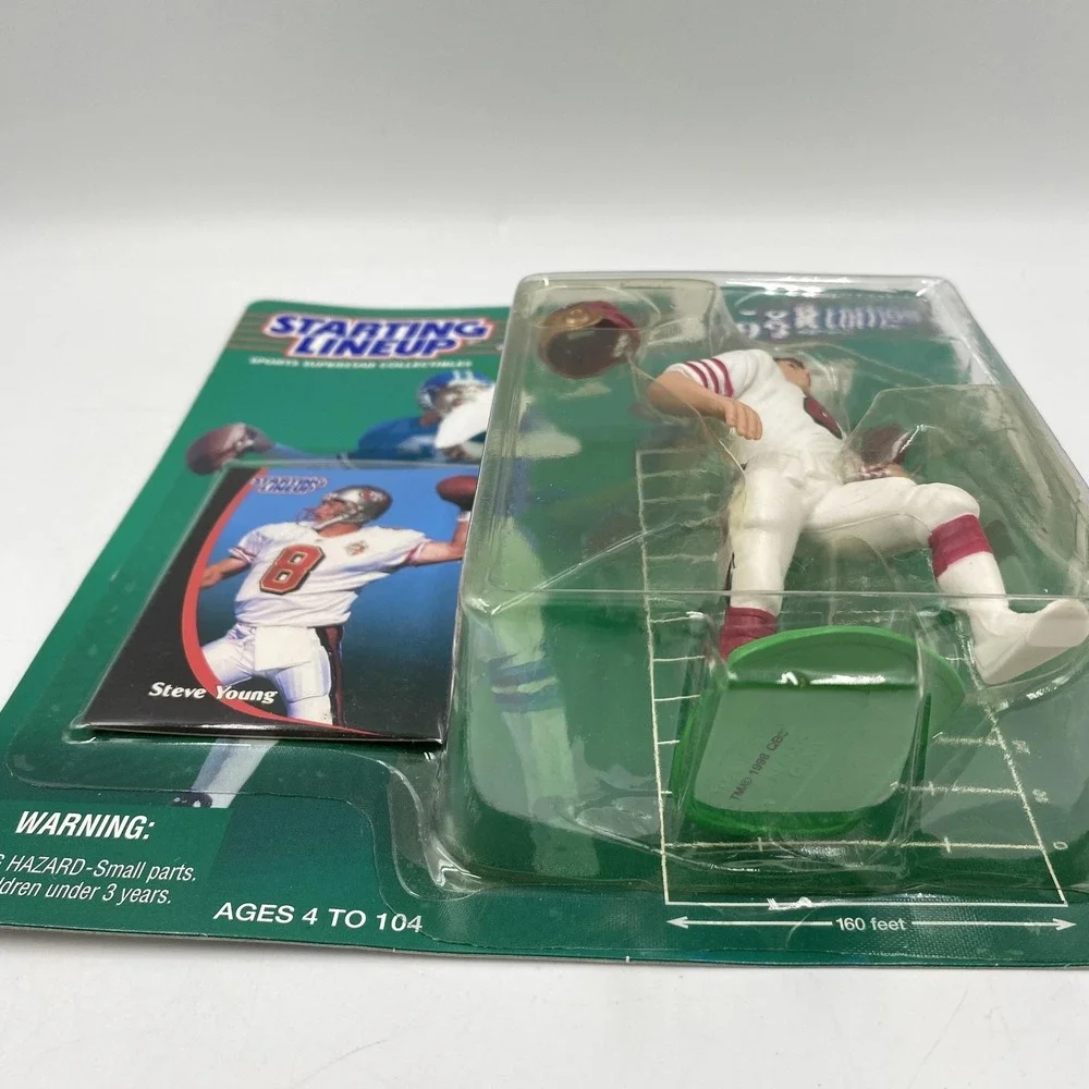 Vintage San Francisco 49ers Action Figure NFL Football‎ Steve Young 1998 90s